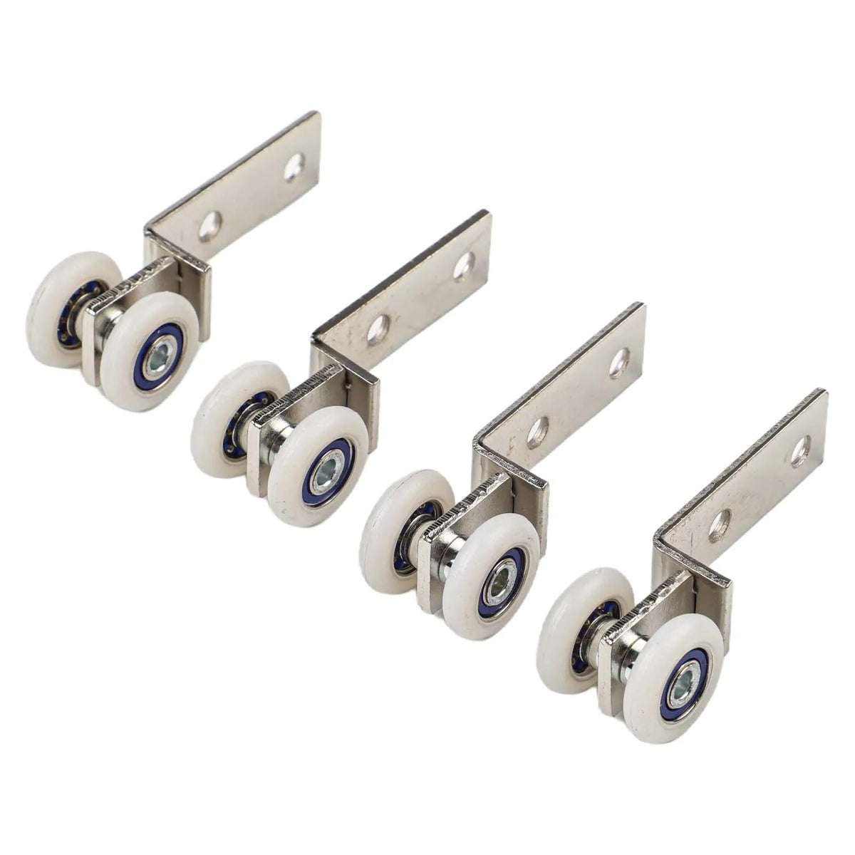 Sliding Door Pulley Block – Metal Bearing Curtain Rail Track Door Track Pulley Babs B 4PCS