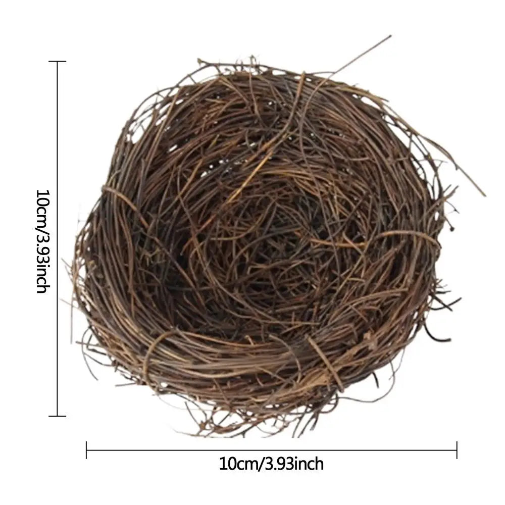 Handmade Rattan Bird Nest – Easter Decor & Pet Home Decorative Bird Nest Babs 1pcs