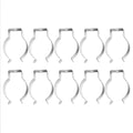 10pcs Spring Terry Clips Tool Hangers 6–28mm Pipe Clamps Tool Storage Clips Babs 28mm