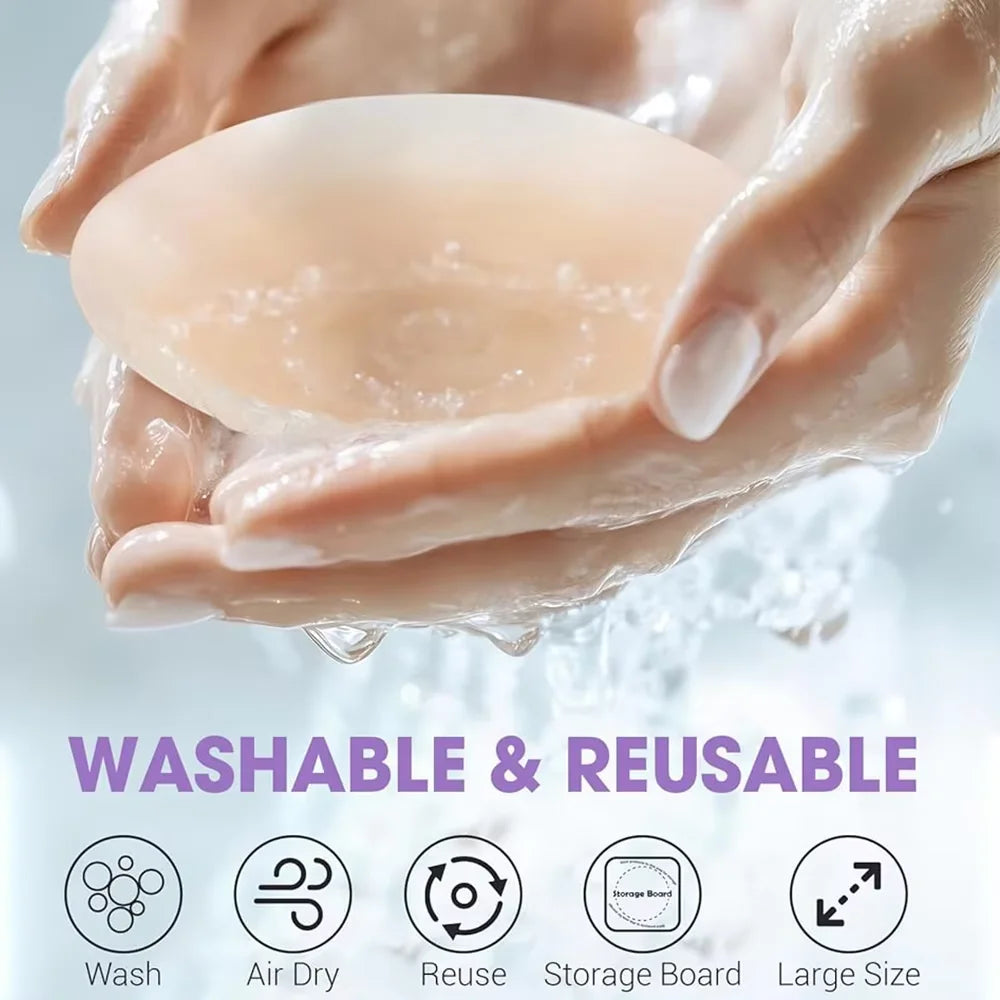 Silicone Nipple Covers – Non-Adhesive Seamless Pasties Silicone Nipple Covers Babs