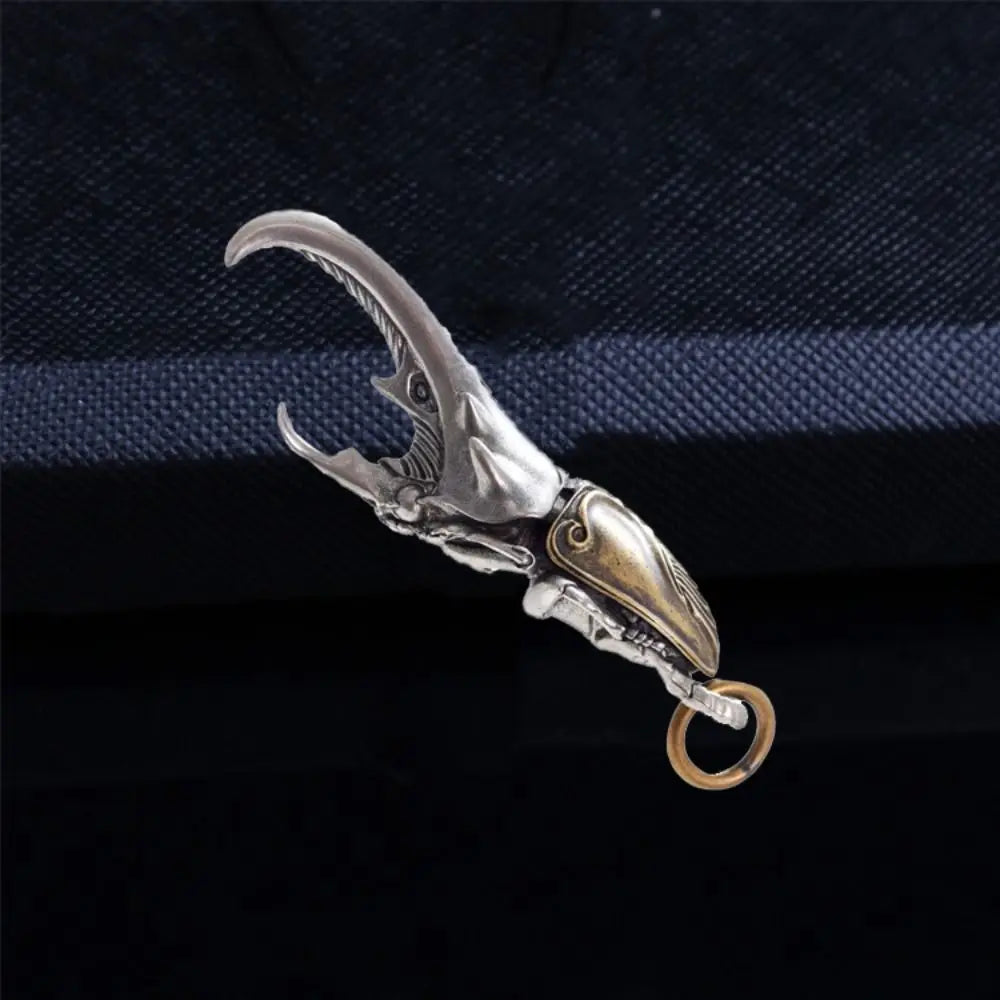 3D Brass Beetle Keychain & Bottle Opener – Stainless Steel Novelty Keychain Babs