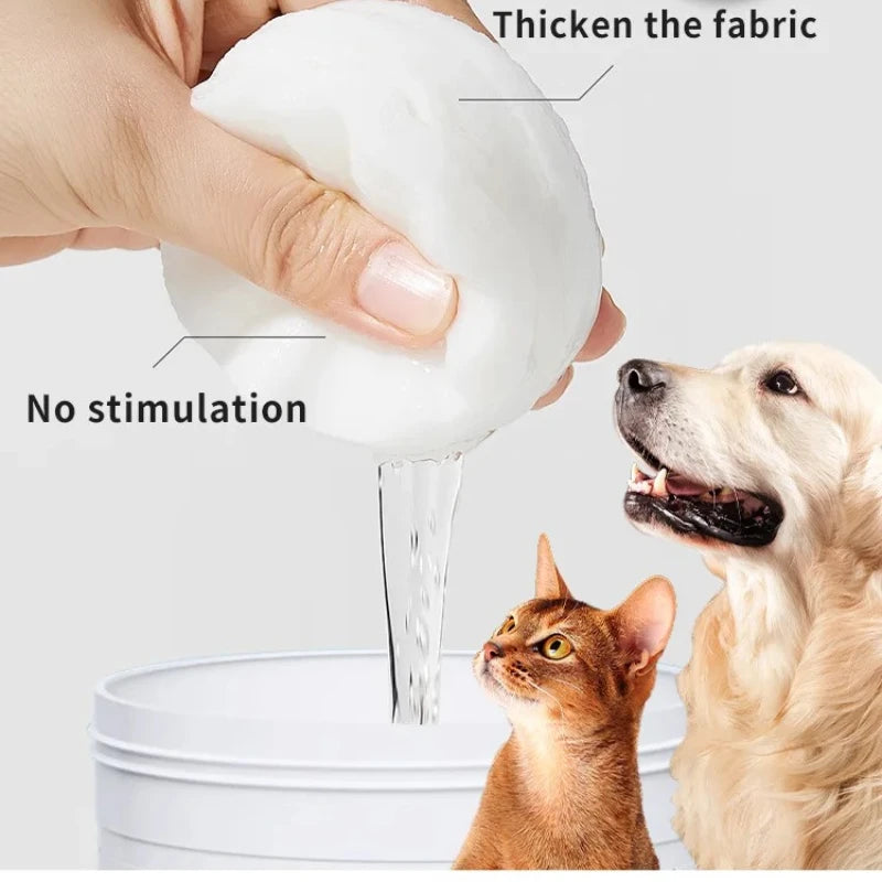 100pc Pet Eye & Ear Cleaning Wipes for Dogs & Cats Pet Grooming Wipes Babs