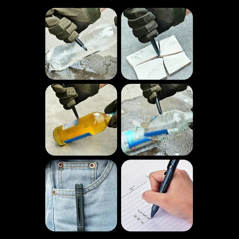 Tactical Pen Glass Breaker – Aluminum EDC Emergency Tool Tactical EDC Pen Babs