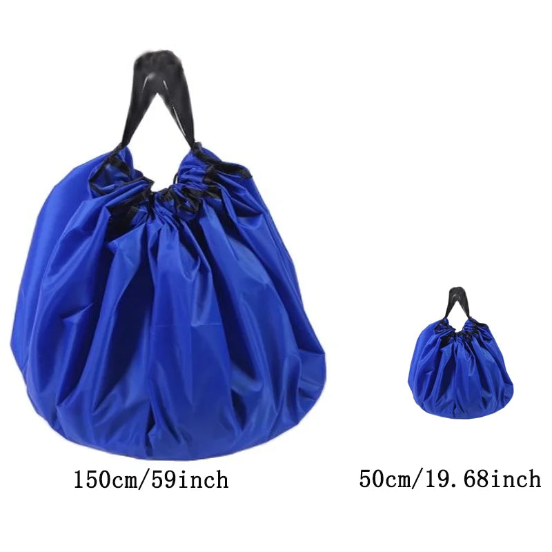 Kids Toy Storage Bag & Foldable Building Blocks Play Mat Kids Toy Storage Bag Babs
