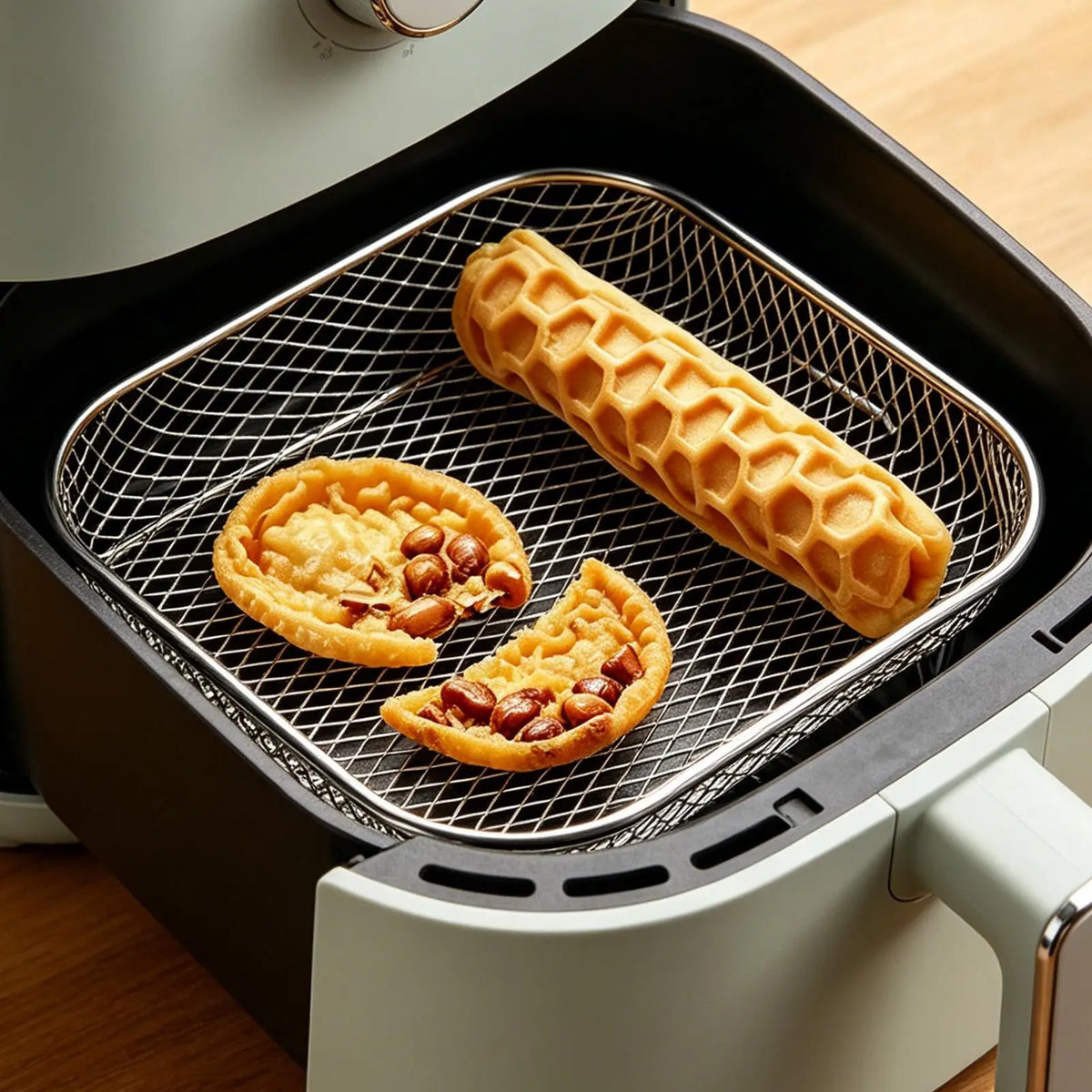 Stainless Steel Air Fryer Rack – Stackable Square Baking Tray Air Fryer Rack Babs