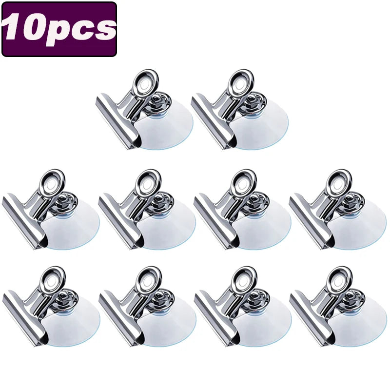 Suction Cup Clip Hook for Glass & Windows – 1 or 10 Pack Suction Cup Hook Babs 10pcs 41x38mm