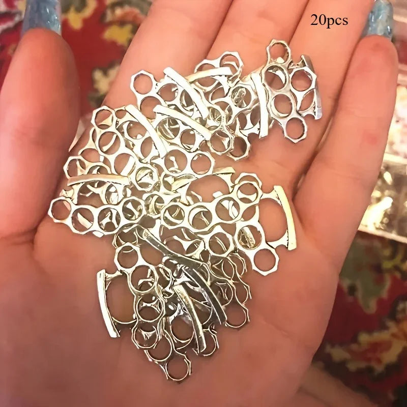 20pcs Vintage Alloy Hollow Charms – DIY Jewelry Making Set Jewelry Making Charms Babs 20pcs