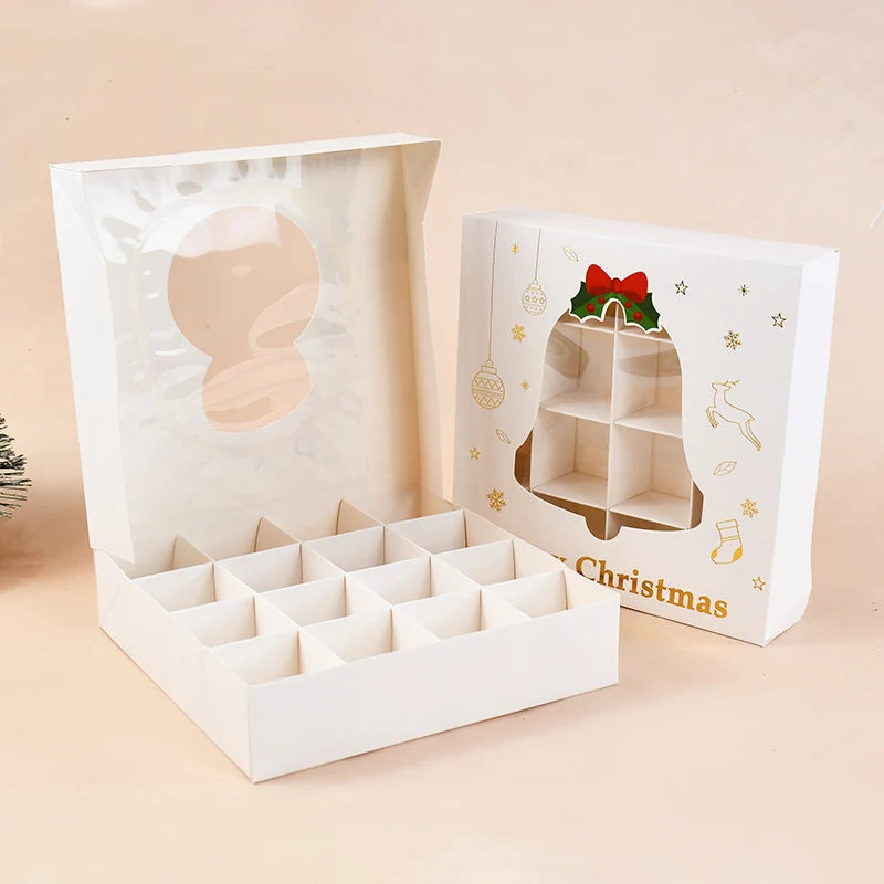 Christmas Candy Cookie Gift Boxes – Holiday Party Favors 1/6 Pcs Holiday Gift Boxes Babs