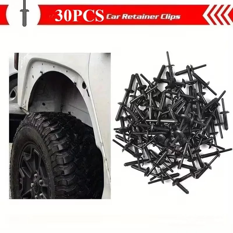 BMW Bumper Wheel Arch Clips 6mm Nylon Expansion Rivets | 20–100pcs Bumper Fastener Clips Babs