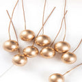 50/100pcs Artificial Fruit Beads for Wedding & Christmas Decor Artificial Fruit Decor Babs Gold 100 pcs