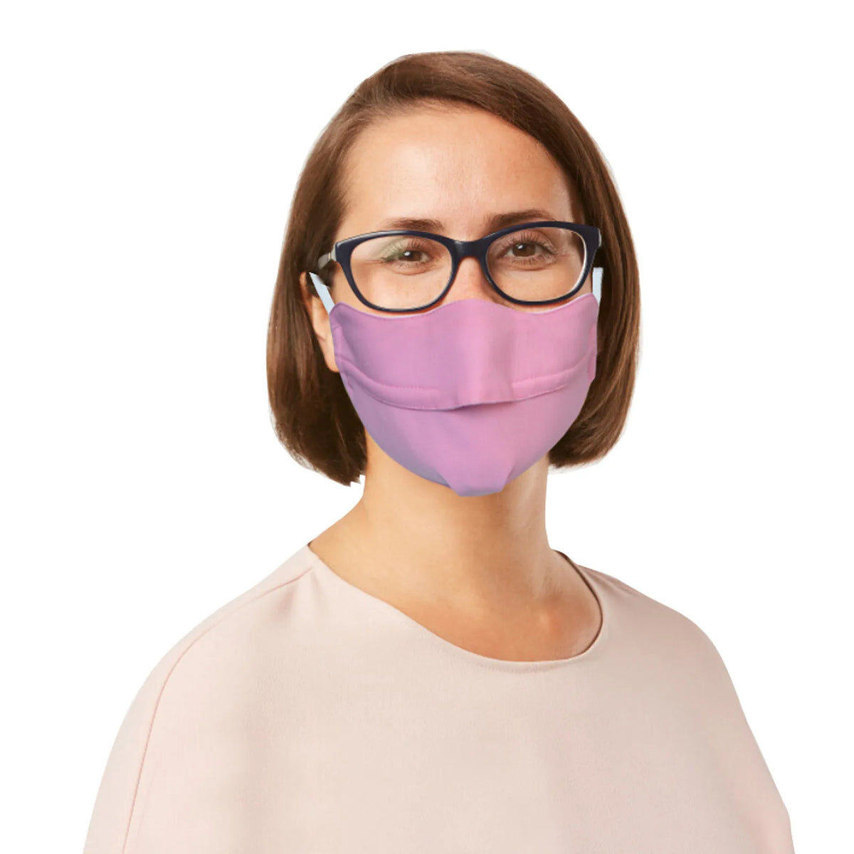 Reusable Breathable Face Mask – Anti-Fog for Glasses Wearers Reusable Face Mask Babs Pink