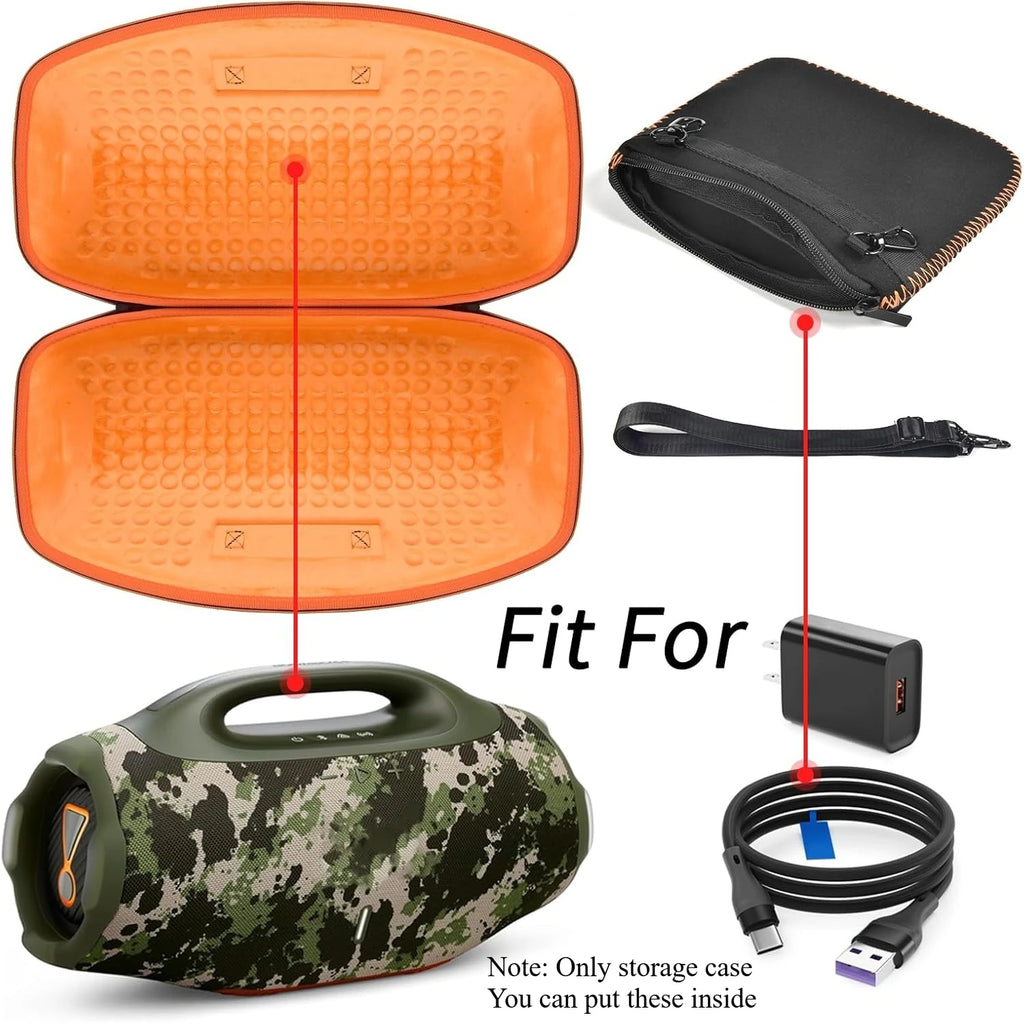 Hard Travel Case for JBL Boombox 4 Speaker | Carry Bag Speaker Carrying Case Babs