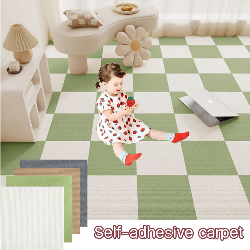 16pcs Self-Adhesive Carpet Tiles 30x30cm – Peel & Stick Floor Mats Carpet Tiles Babs