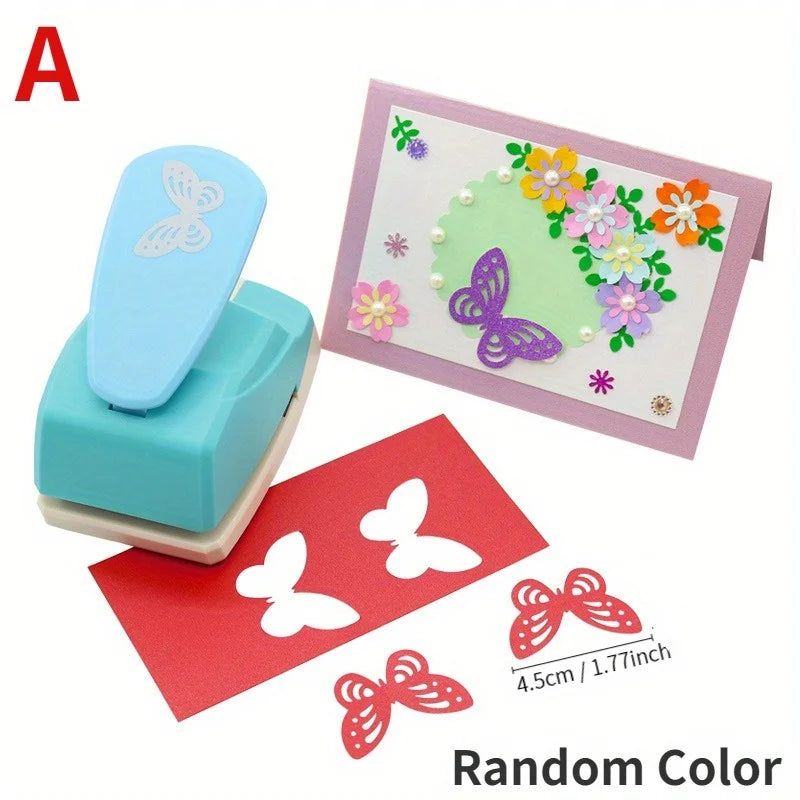Butterfly Paper Punch – DIY Scrapbook Card Craft Hole Cutter Paper Craft Punch Babs A-Random Color