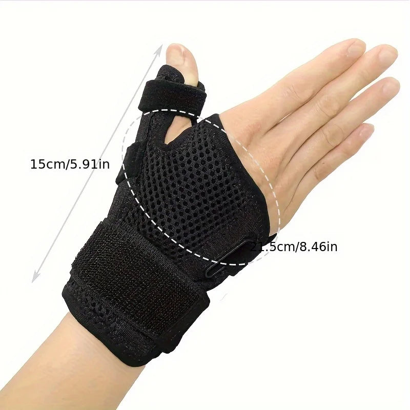 Adjustable Thumb & Wrist Support Brace – Breathable Sports Wrap Wrist & Thumb Brace Babs