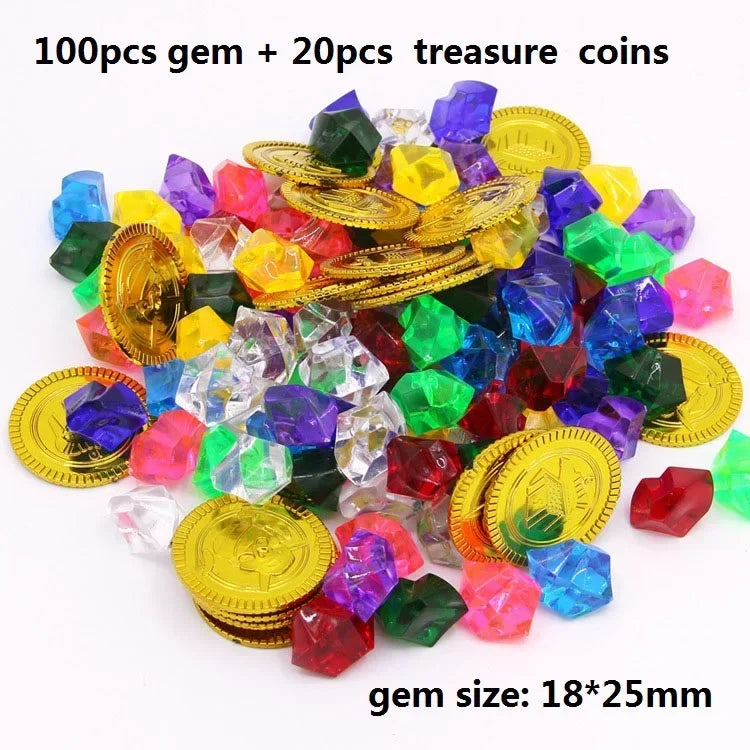 Pirate Jewels & Crystal Gems Party Favors – Vase Filler Confetti Party Favor Decorations Babs 1 (8)