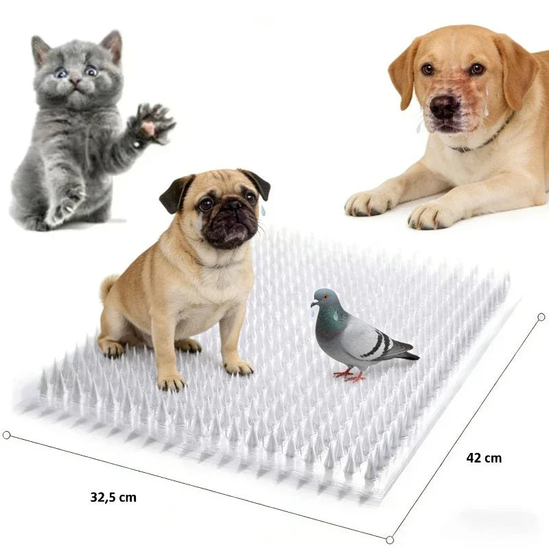 12-Pack Cat & Dog Deterrent Scat Mat | Indoor & Outdoor Spike Pet Deterrent Mat Babs
