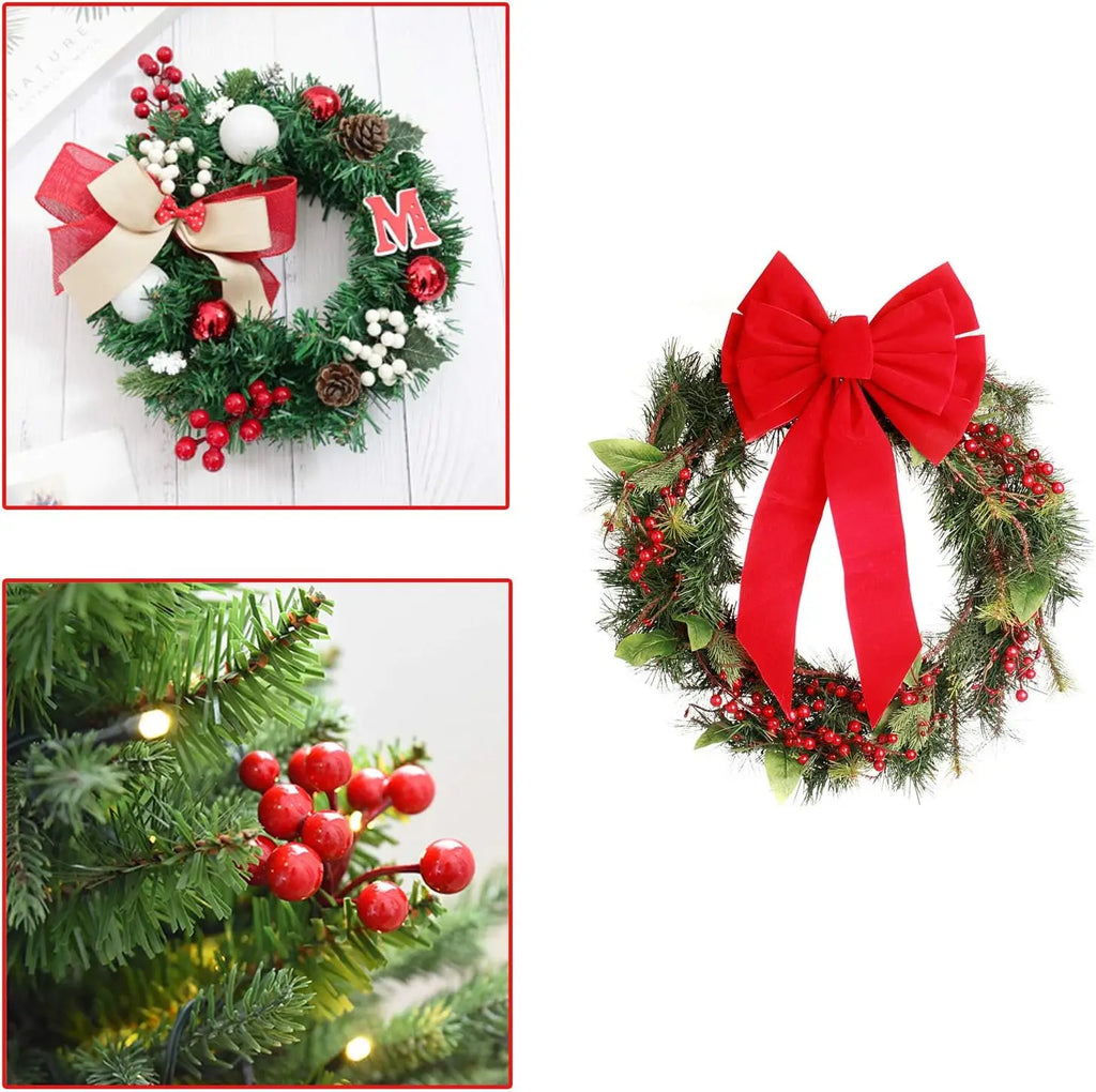 Artificial Holly Berry Picks & Snow Spray Stems | Christmas Decor Christmas Berry Picks Babs