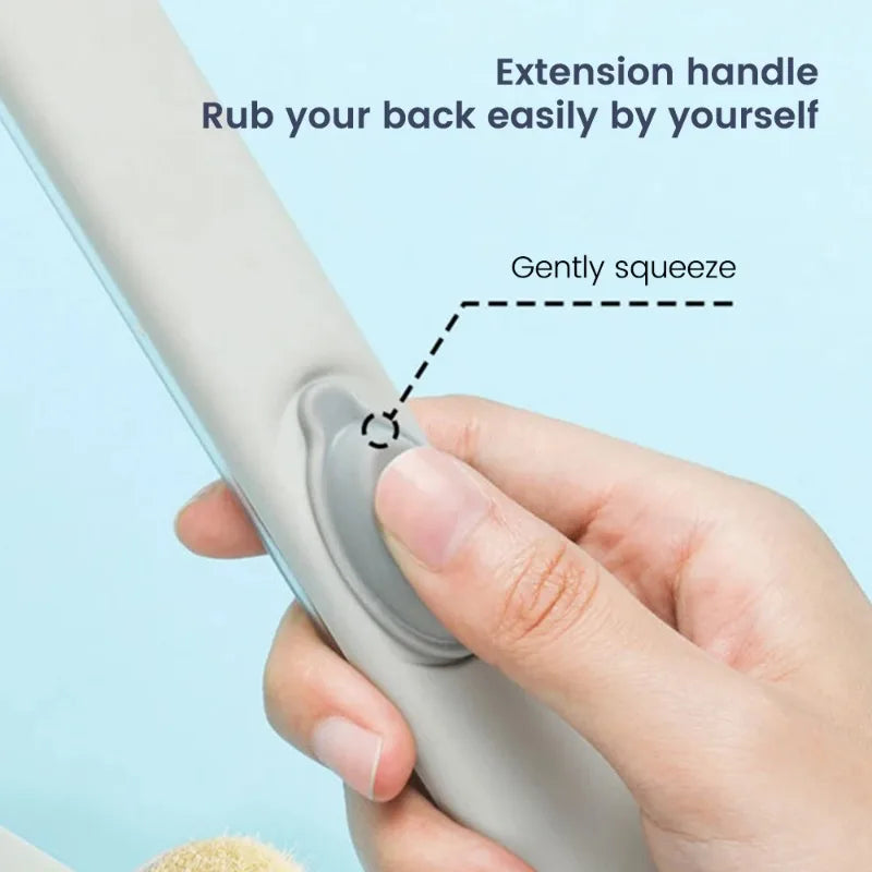 Long Handle Body Bath Brush with Built-In Soap Dispenser Body Bath Brush Babs