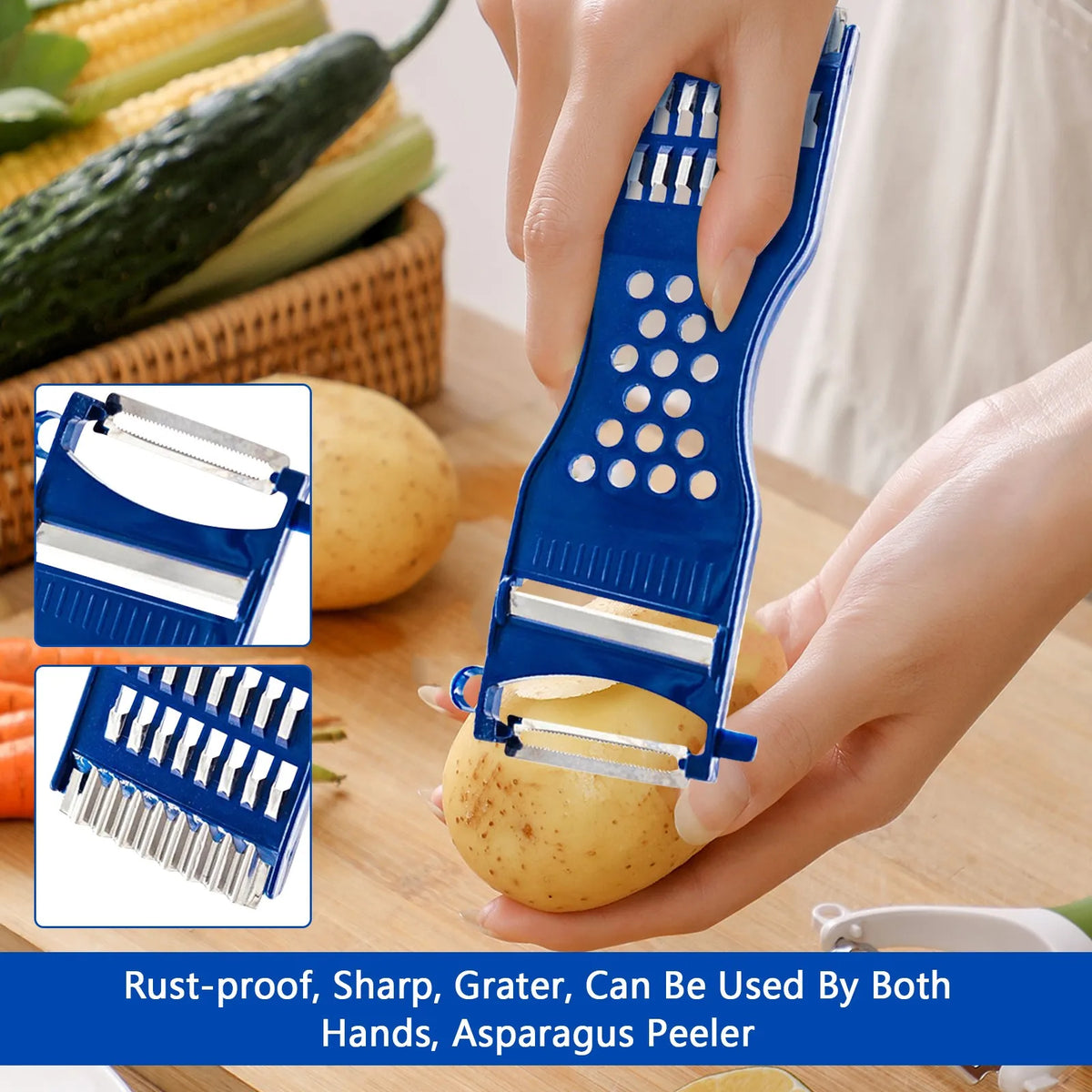 6-in-1 Vegetable Fruit Peeler Grater Slicer Kitchen Tool Vegetable Peeler Grater Babs