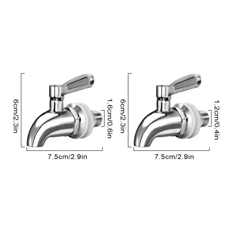 Stainless Steel Spigot Tap Faucet for Beverage Dispenser Beverage Dispenser Spigot Babs