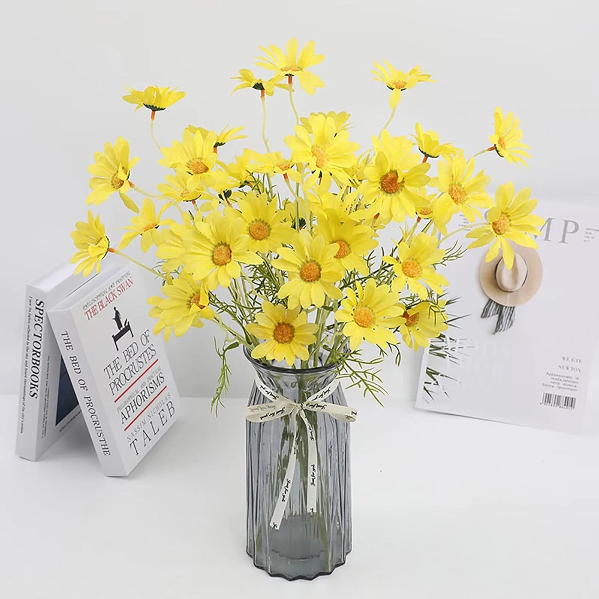 Small Daisy Silk Artificial Flower Bouquet – Home & Bridal Décor Artificial Flower Bouquet Babs