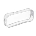Waterproof Transparent Pencil Case – Large Capacity PVC Zipper Bag Transparent Pencil Case Babs Whiite 1pcs