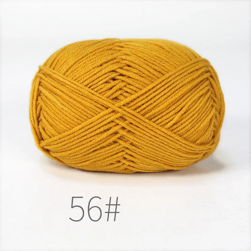 10 Balls 500g Soft Milk Cotton Yarn for Knitting & Crochet