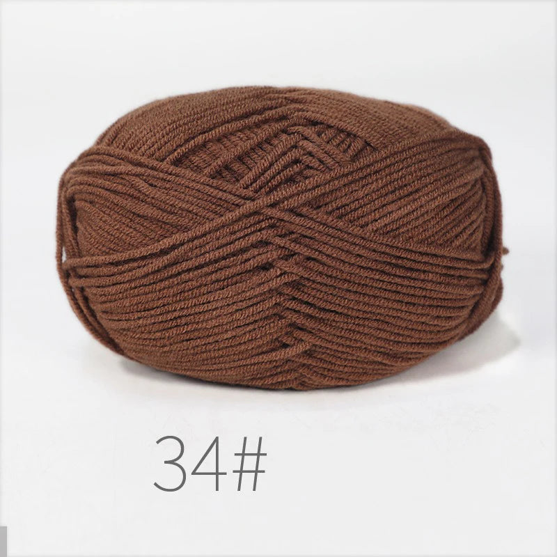 10 Balls 500g Soft Milk Cotton Yarn for Knitting & Crochet
