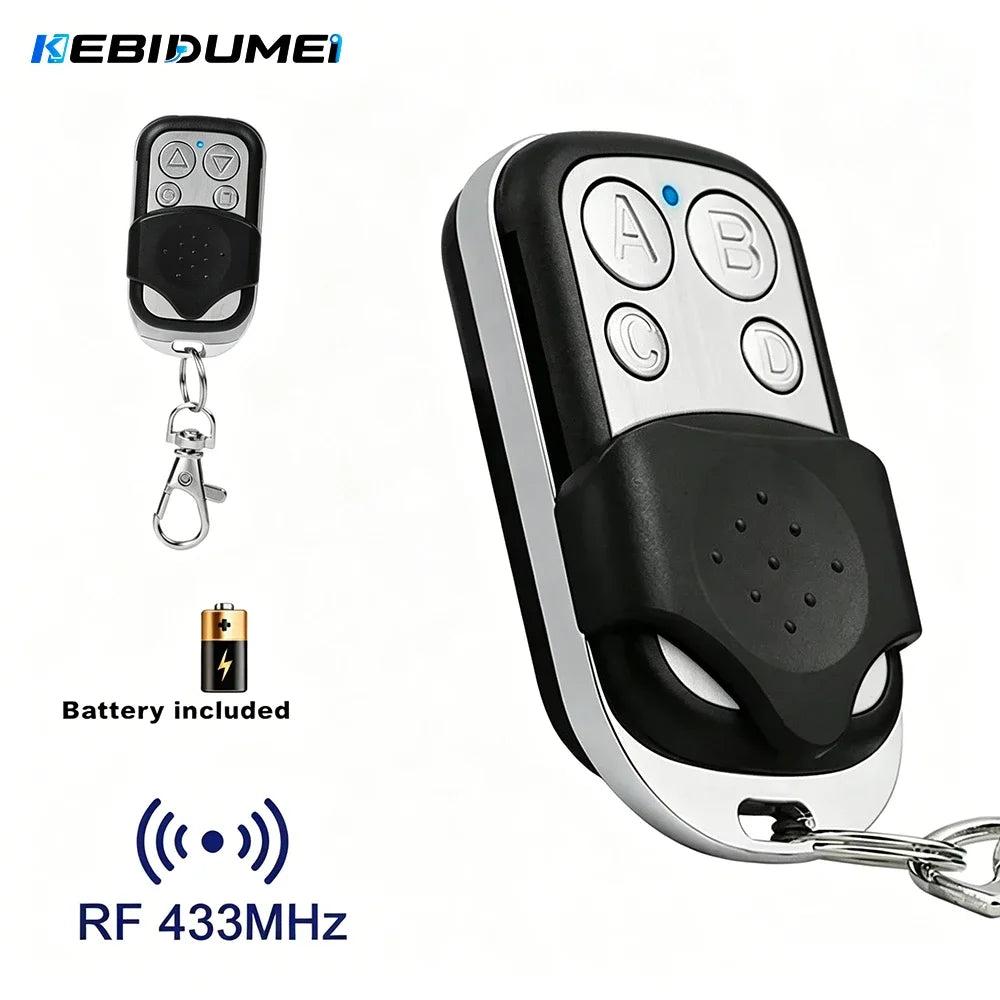 433MHz 4-Button Garage Door Remote Duplicator | Universal Clone Garage Remote Duplicator Babs