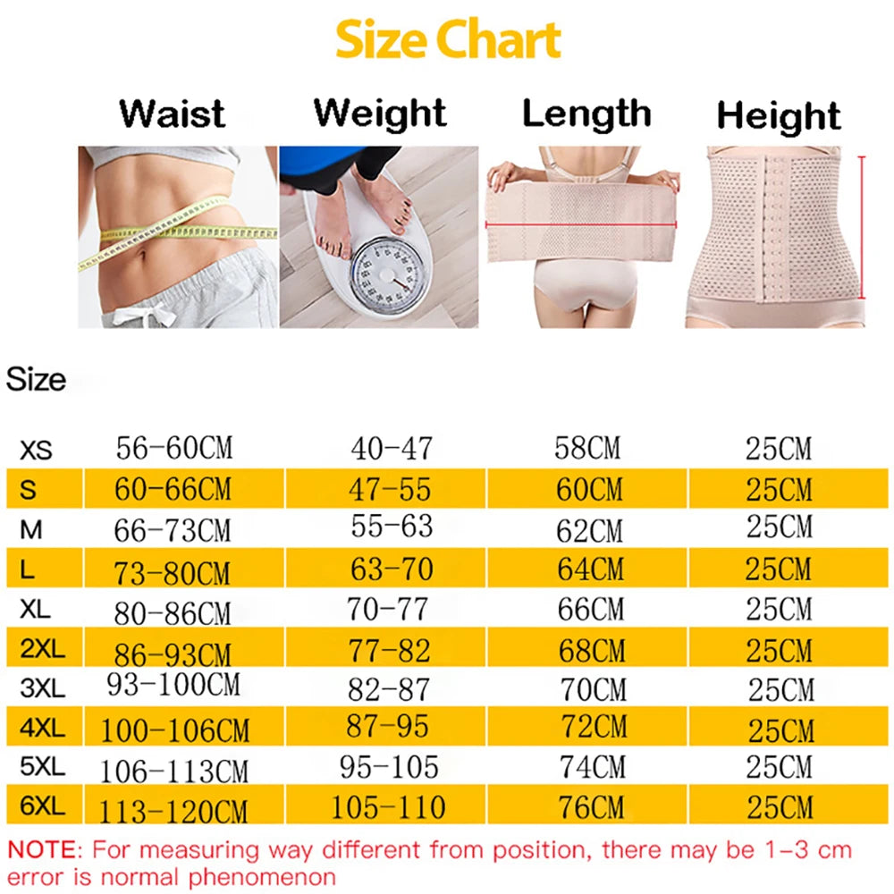 Breathable Waist Trainer Belt – Tummy Control Underbust Corset Waist Trainer Belt Babs