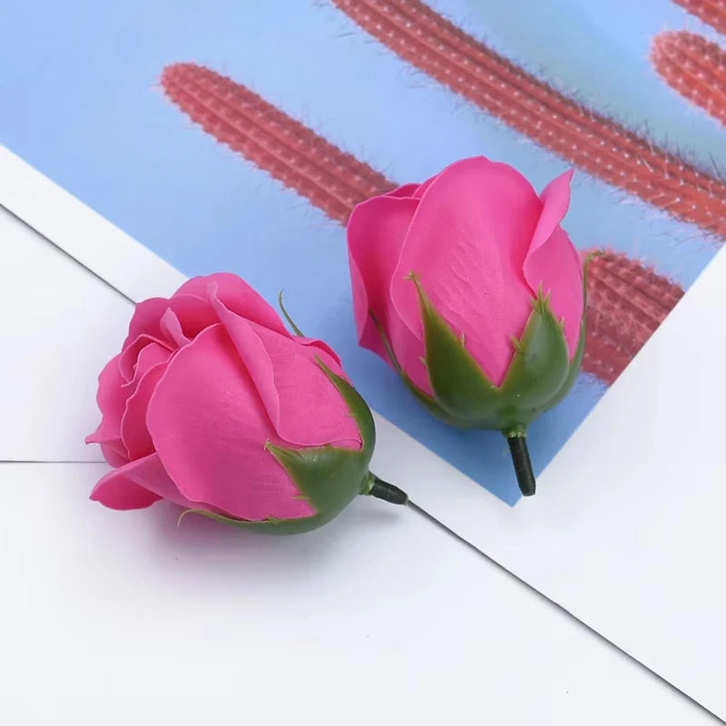Soap Flower Rose Heads – Artificial Bouquet for Wedding & Décor Artificial Soap Flowers Babs color 7 5 pcs