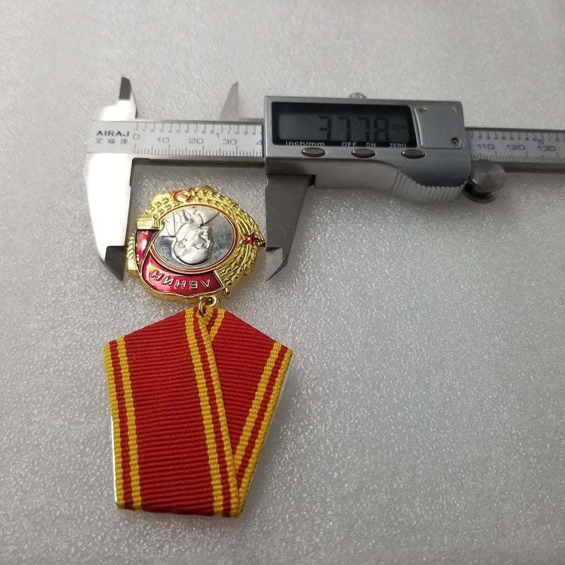 Soviet Order of Lenin Replica Medal – Copper CCCP Badge Collectible Medal Badge Babs