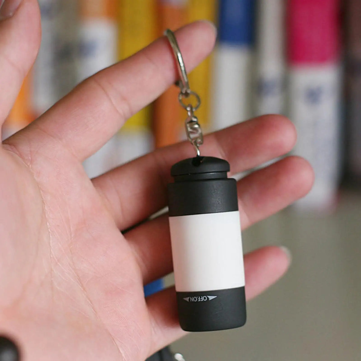 LED Mini USB Rechargeable Keychain Flashlight – Waterproof Keychain Flashlight Babs