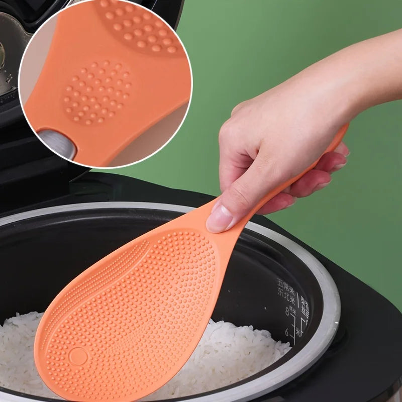 Non-Stick Plastic Rice Shovel Spoon for Rice Cookers Rice Serving Spoon Babs