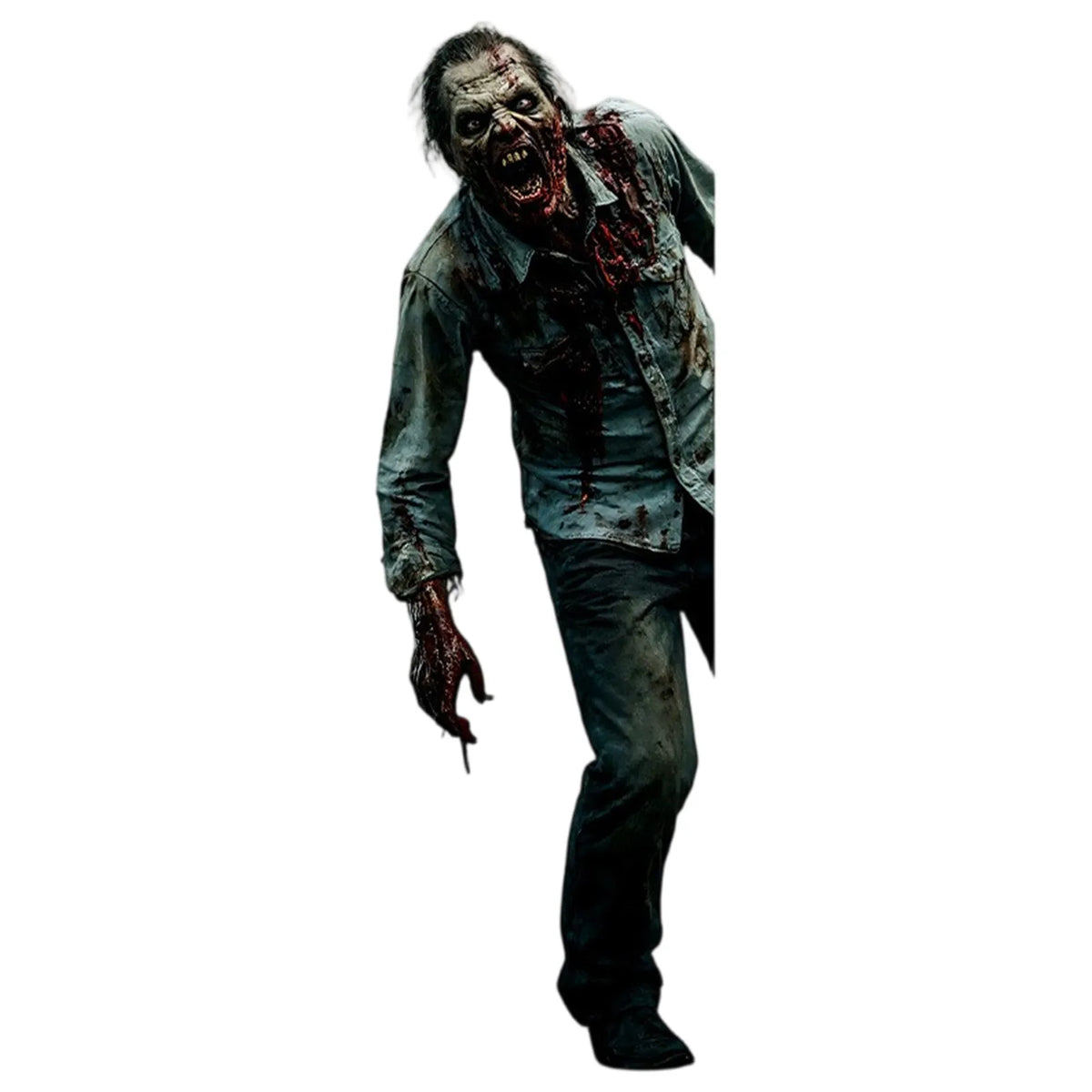 Halloween Door Cover 3D Horror Wall Sticker – Party Decor Halloween Wall Sticker Babs