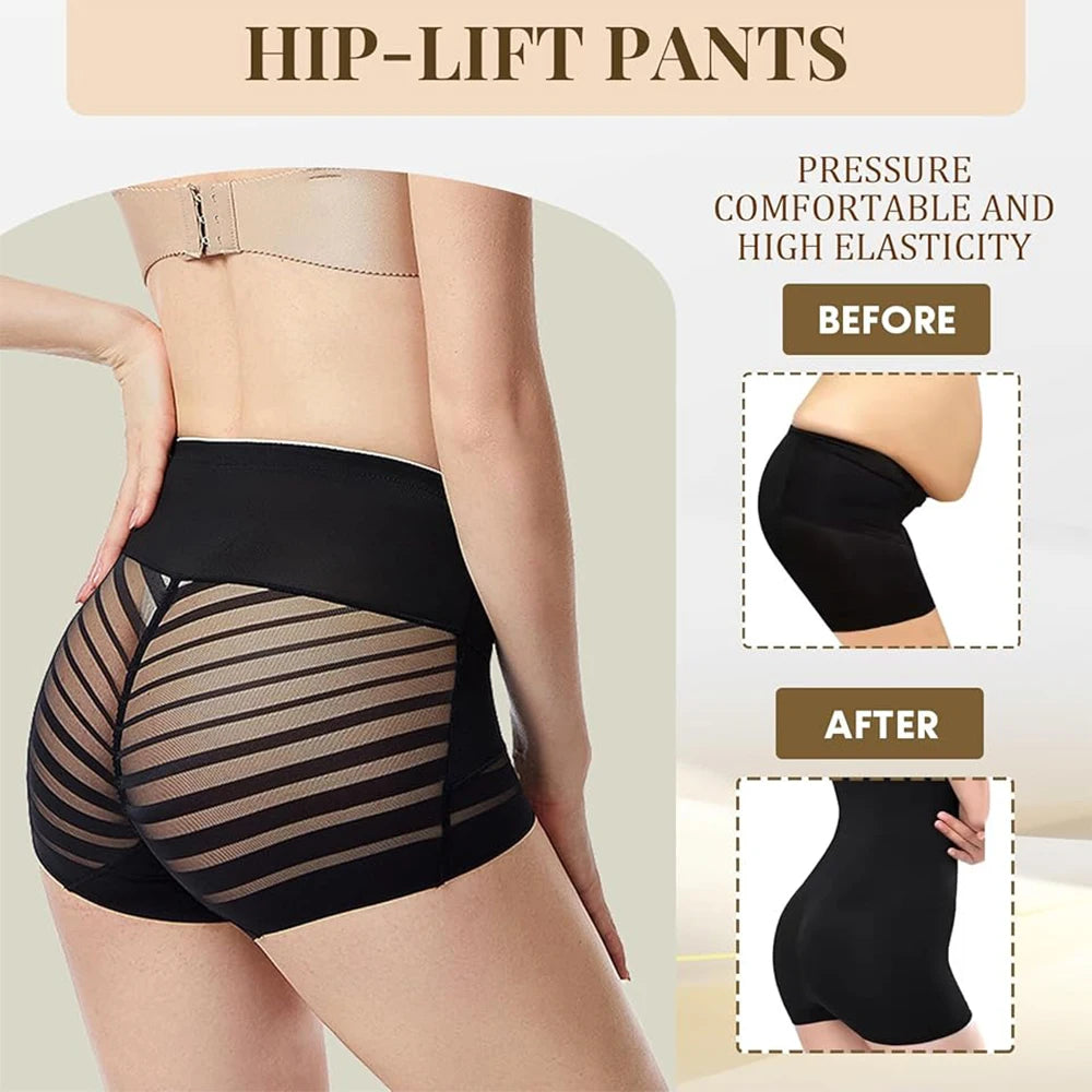 Women's High Waist Tummy Control Boyshort Shapewear Panties Shapewear Boyshorts Babs