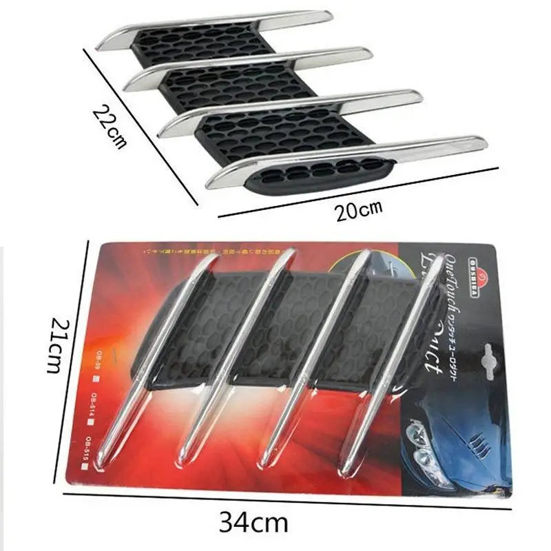 Car 3D Fake Side Air Vent Decorative Stickers & Decals Car Decorative Decal Babs