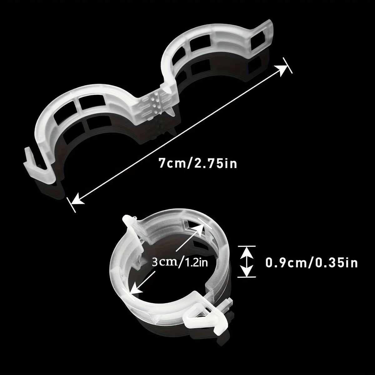 Plastic Plant Support Clips – Tomato & Vine Garden Clips Garden Plant Clips Babs