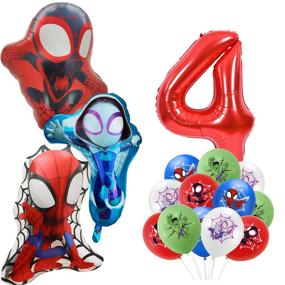 Spidey Giant Superhero Foil Balloons – Birthday Party Décor