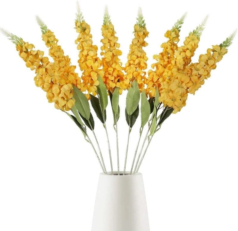 Artificial Silk Hyacinth Garland – Wedding & Home Décor Artificial Flower Garland Babs YELLOW 1pc