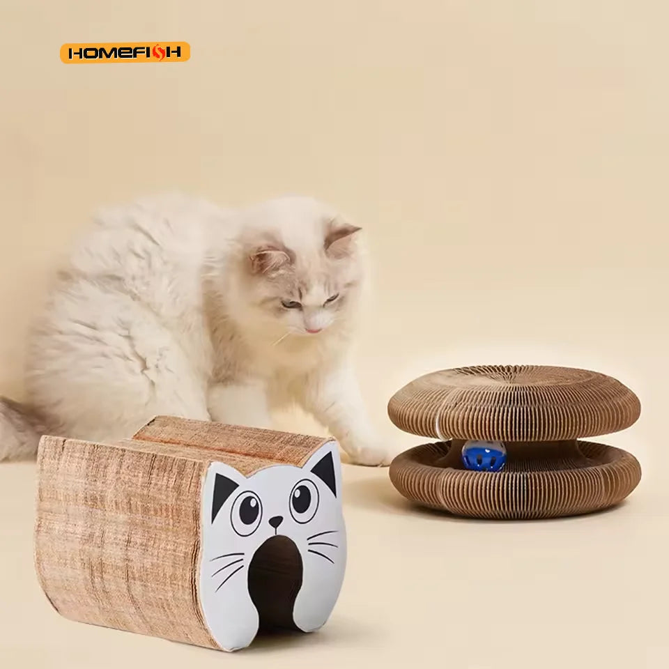 Organ Cat Scratching Board – Corrugated Paper Claw Grinder Toy Cat Scratching Board Babs