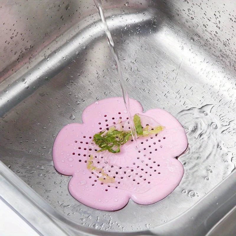 Silicone Floor Drain Hair Catcher – Cherry Blossom Filter Drain Hair Catcher Babs