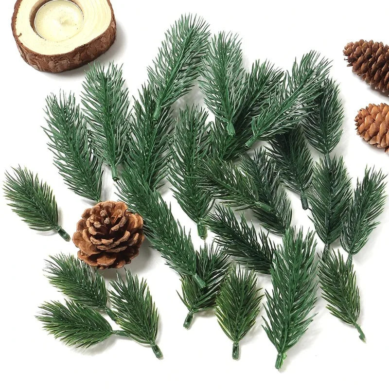 30/50Pcs Artificial Pine Needle Branches for DIY Floral Decor Artificial Pine Branches Babs