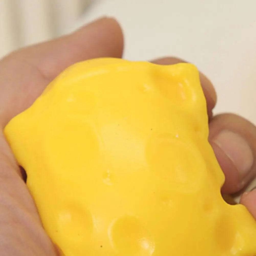 Squishy Cheese Fidget Toy – Slow Rebound Sensory Squeeze Toy Fidget Squeeze Toy Babs