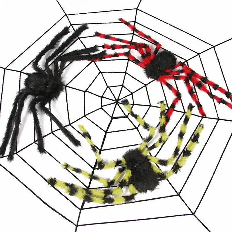 Giant Halloween Spider Web Cobweb Decoration – Indoor & Outdoor Halloween Decoration Babs