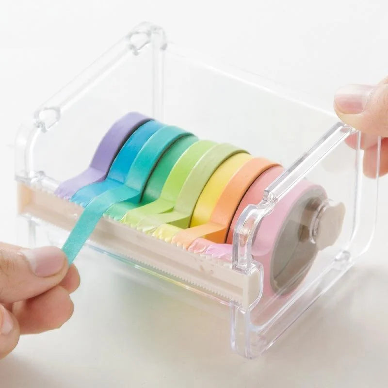 Washi Tape Cutter & Dispenser Set – School & Office Supplies Tape Dispenser Babs