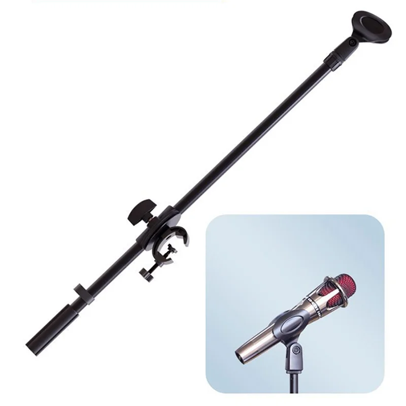 Microphone Boom Arm Crossbar Extension Rod & Phone Clamp Microphone Boom Arm Babs