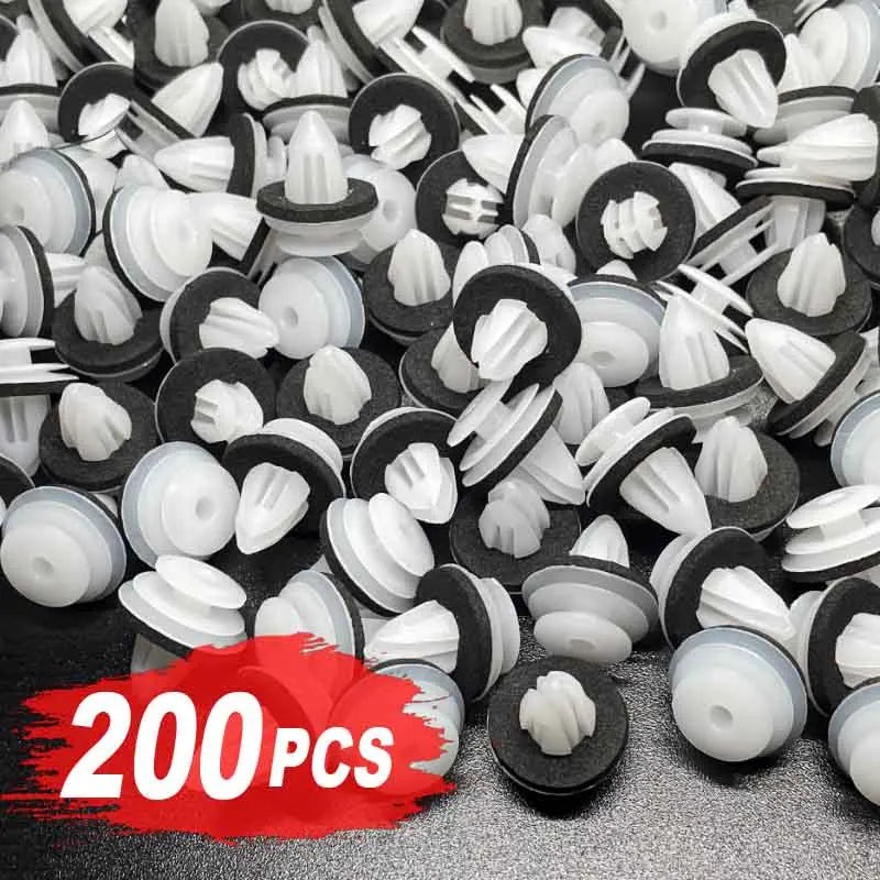 Universal Auto Fastener Clips – Bumper, Door & Trim Rivets Auto Trim Fastener Clips Babs 200pcs