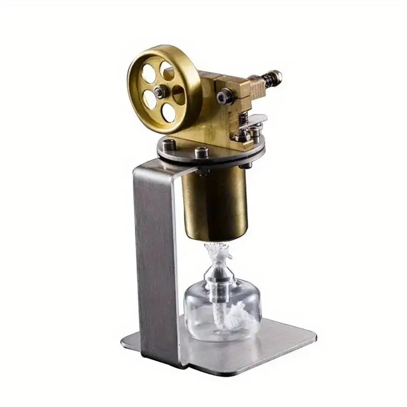 Mini Brass Stirling Steam Engine Model – Science Gift for Men Steam Engine Model Babs